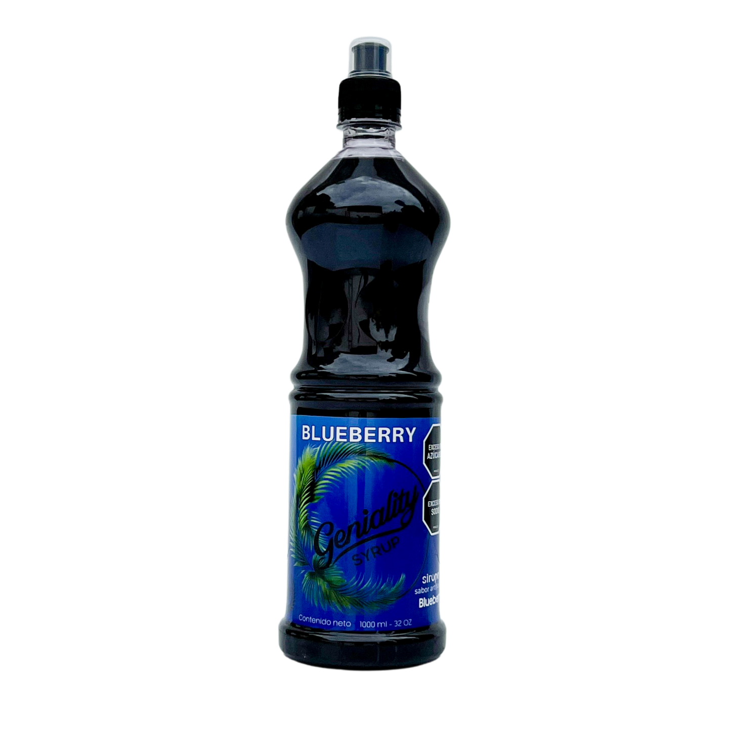 Sirope LiquiPops Geniality sabor a Blueberry x 1000 ml - clásico