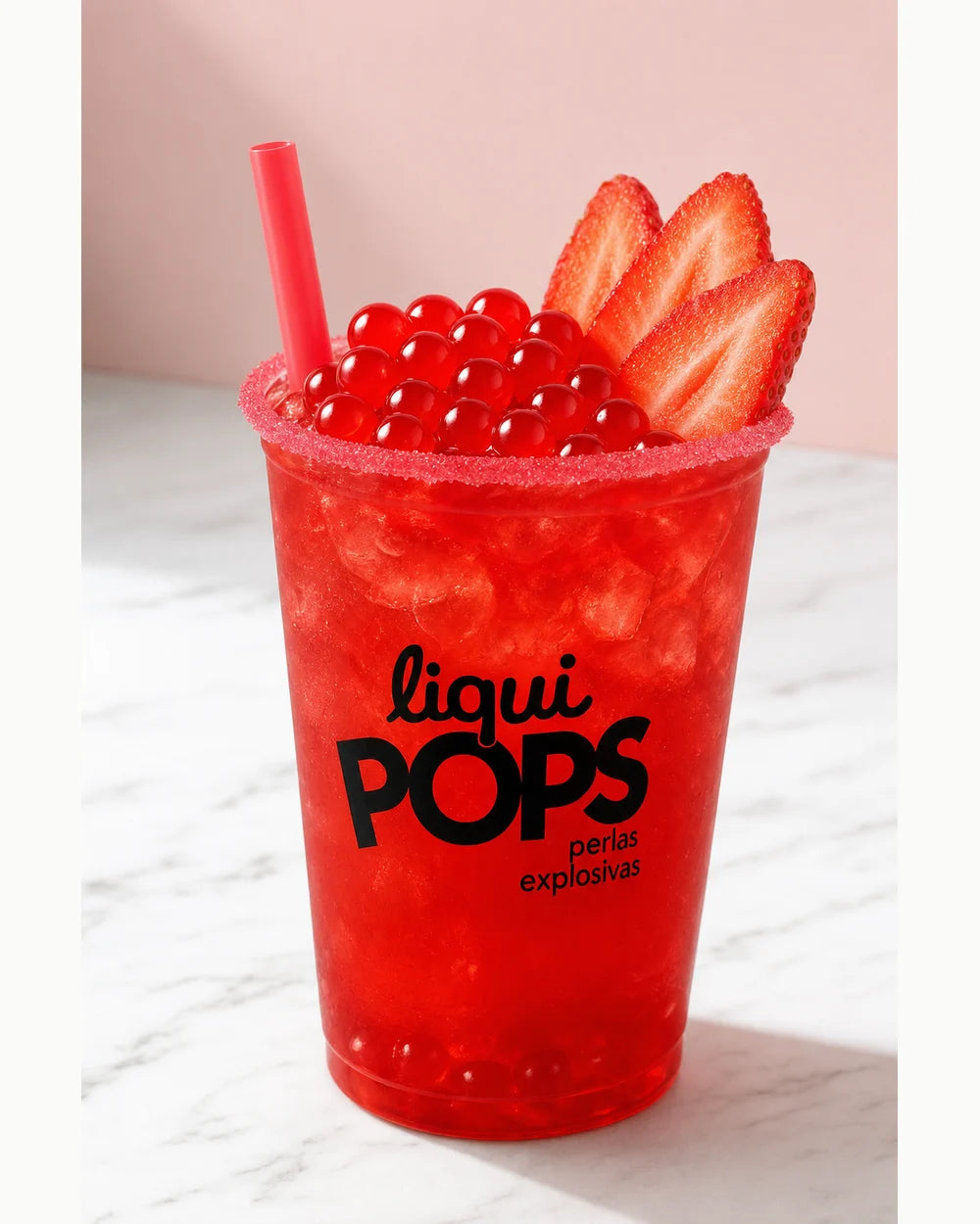 Liquipops Sabor A Fresa X 350 Gr