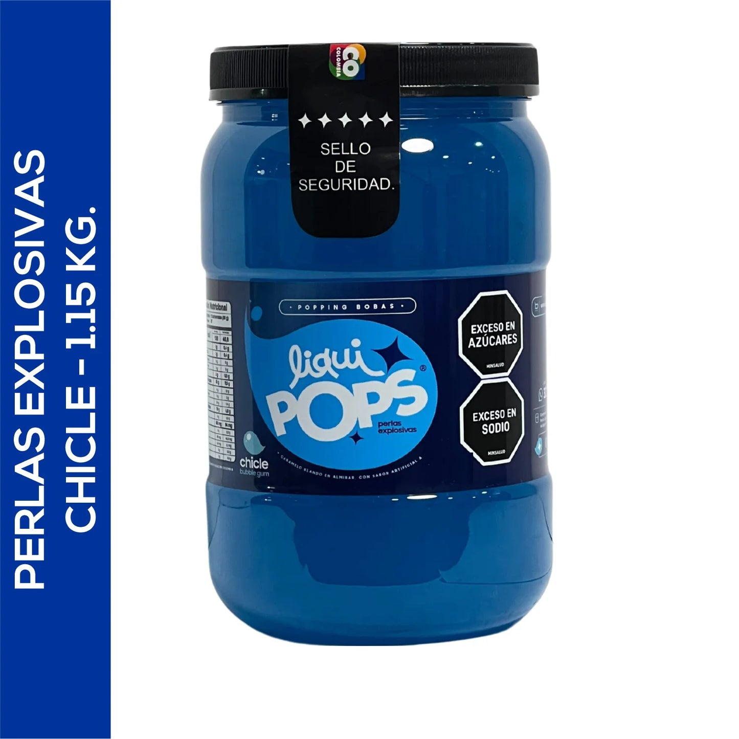 Perlas Explosivas LiquiPops Sabor chicle 1150g