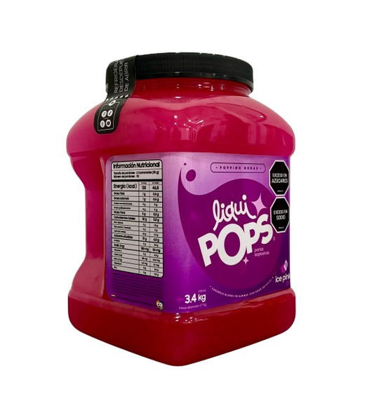 Perlas explosivas LiquiPops sabor a Ice Pink x 3400 g