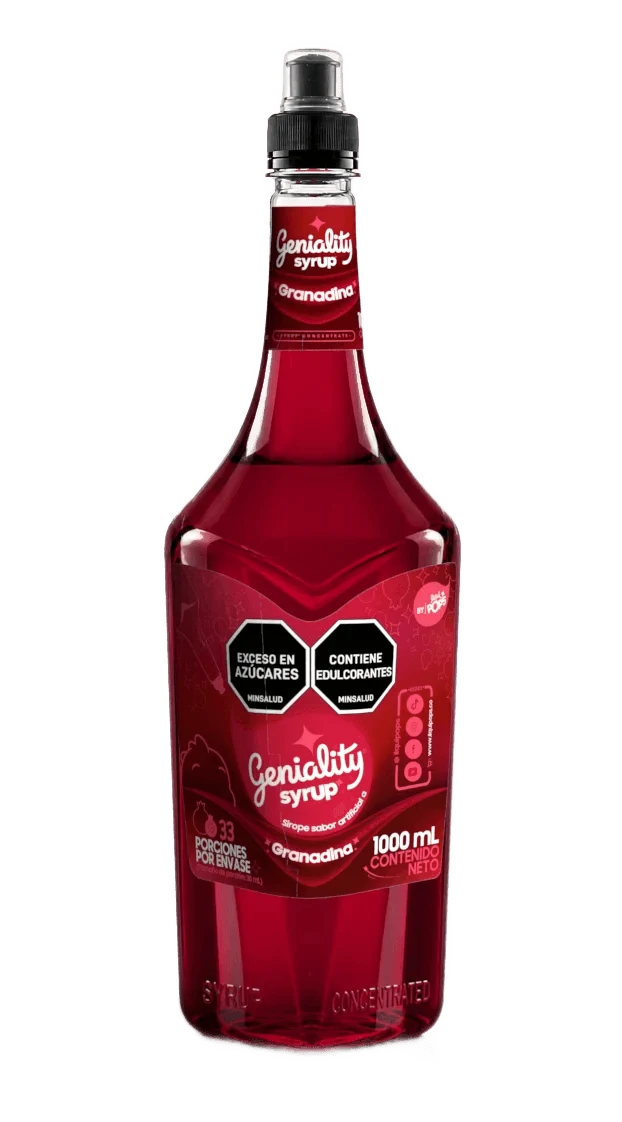 Sirope Geniality Sabor A Granadina X 360 Ml