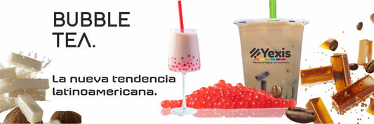 bubble tea con liquipops y yexis