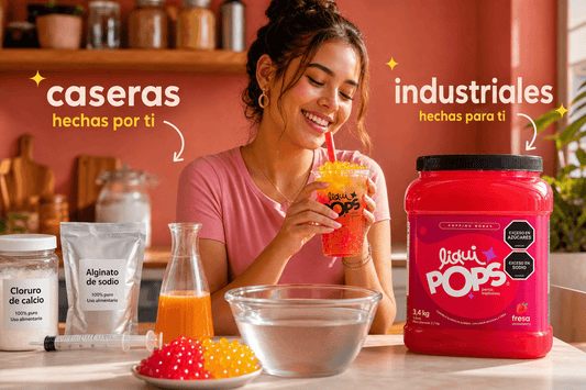 Perlas explosivas caseras vs industriales: cuándo comprar en Colombia
