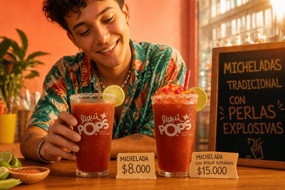 De $8.000 a $15.000 la michelada: el margen real de vender con perlas explosivas