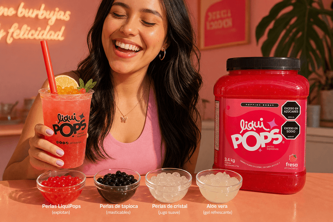 Perlas explosivas vs toppings para bebidas: cuál comprar en Colombia