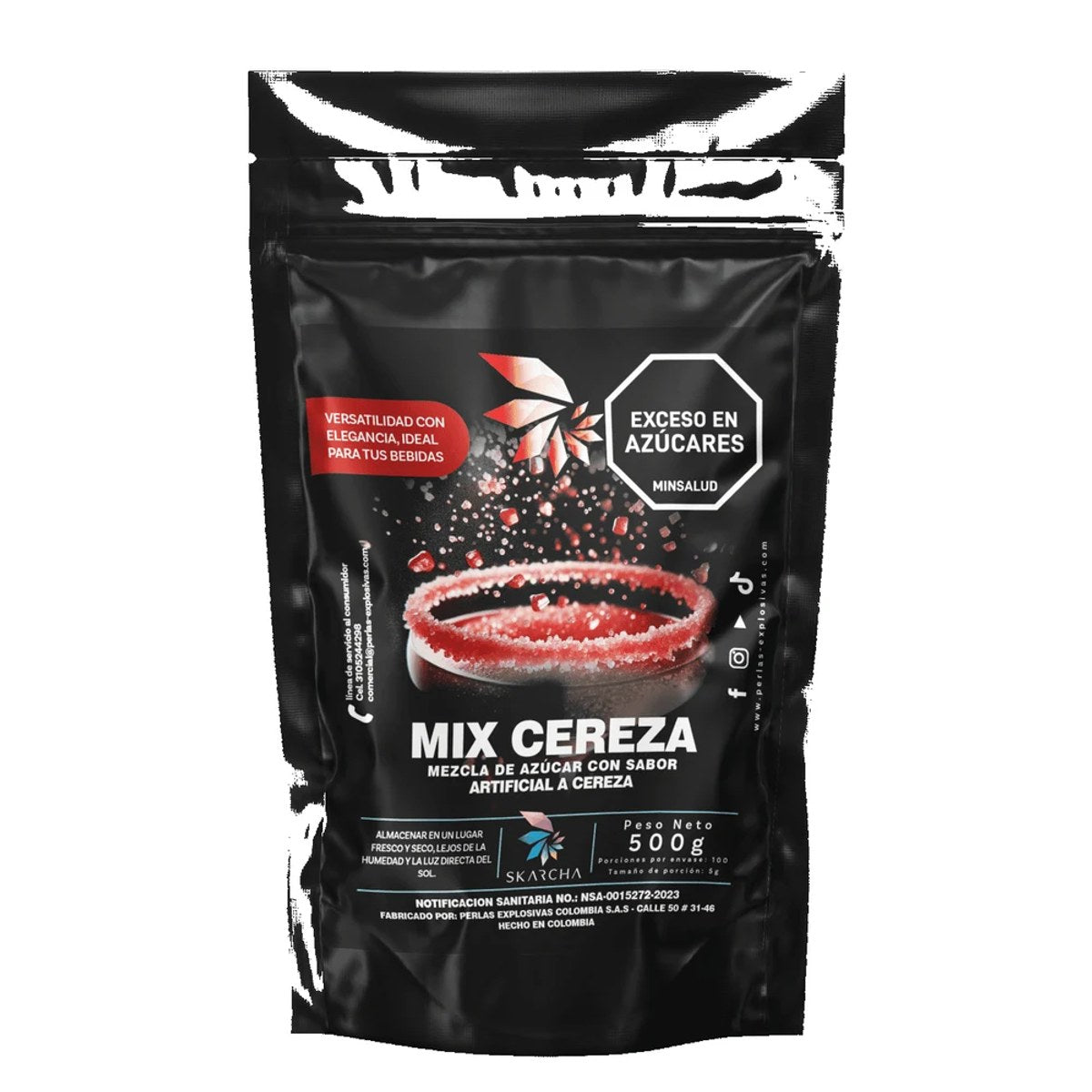 AZUCAR CEREZA SKARCHA X 500 GR