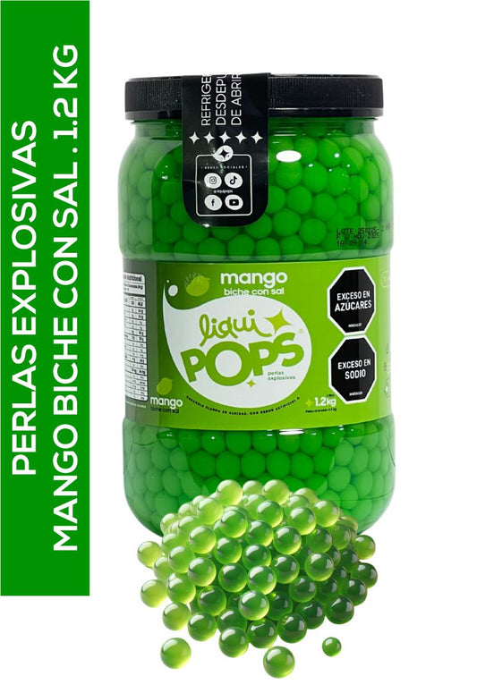 perlas explosivas liquipops sabor a mango biche con sal