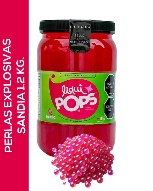 Perlas explosivas LiquiPops sabor a Sandia x 1200 g