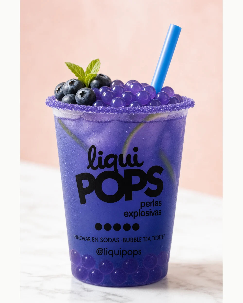 Liquipops Sabor A Blueberry X 350 Gr