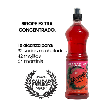Sirope LiquiPops sabor a Granadina x 1000 ml - clásico