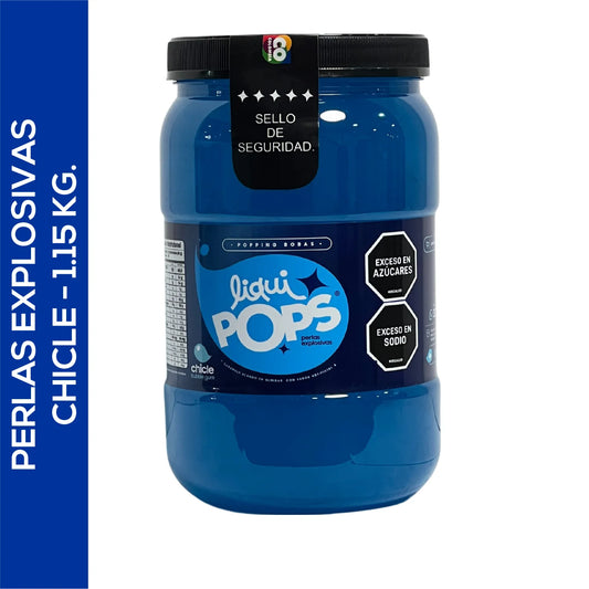 Perlas Explosivas LiquiPops Sabor chicle 1150g