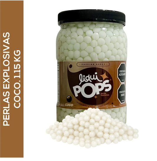 Perlas Explosivas LiquiPops Sabor Coco 1150g