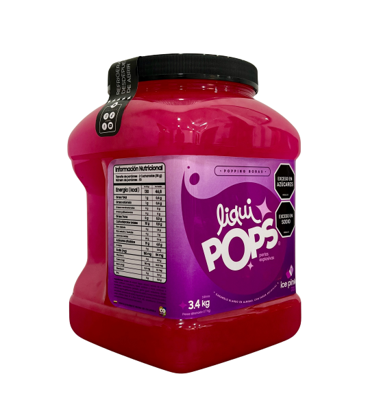 Perlas explosivas LiquiPops sabor a Ice Pink x 3400 g
