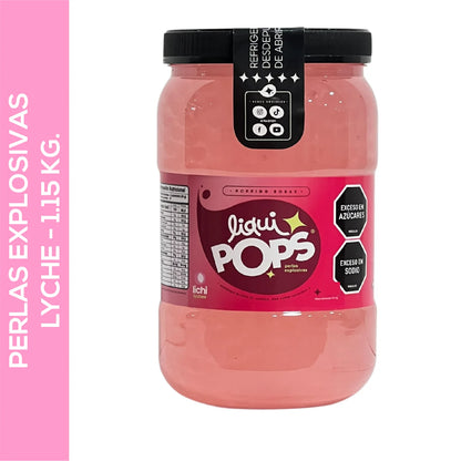 Perlas explosivas LiquiPops sabor a lyche x 1150 g