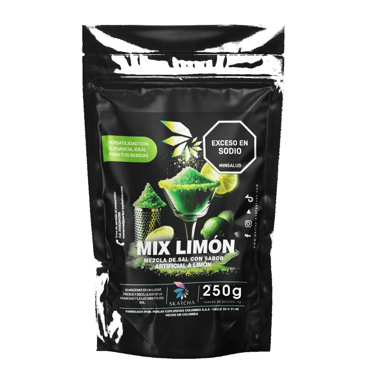 Skarcha Sal Limon X 250 G