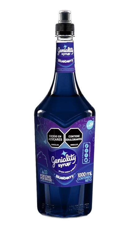 Sirope Geniality Sabor A Blueberry X 360 Ml