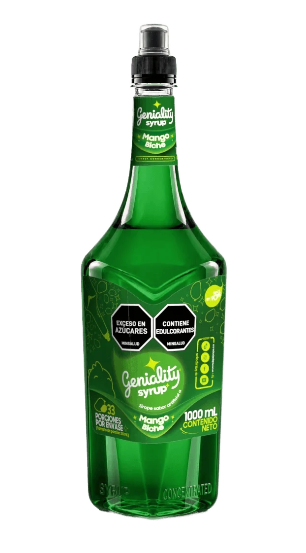 Sirope Geniality Sabor A Mango Biche X 360 Ml