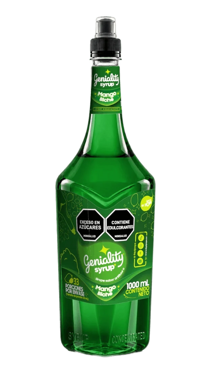 Sirope Geniality Sabor A Mango Biche X 360 Ml