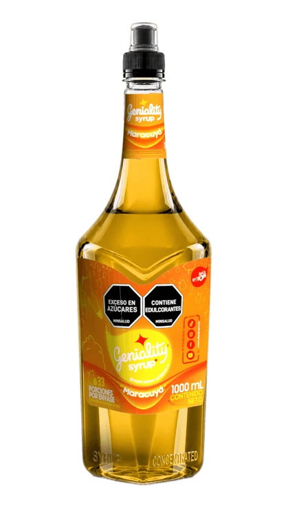 Sirope Geniality Sabor A Maracuya X 360 Ml