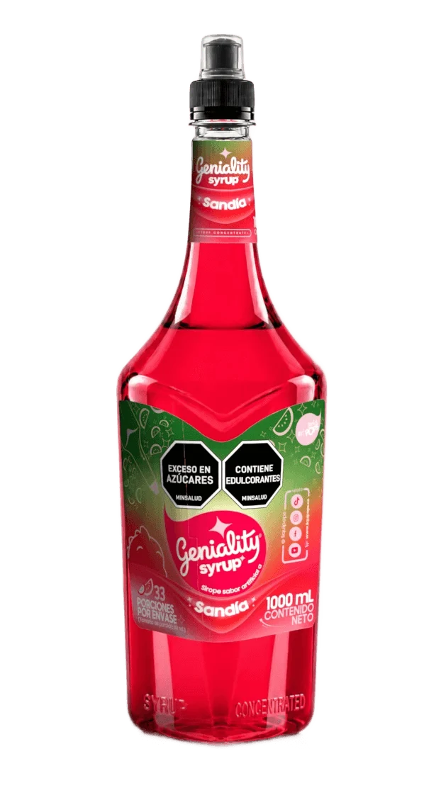 Sirope Geniality Sabor A Sandia X 360 Ml