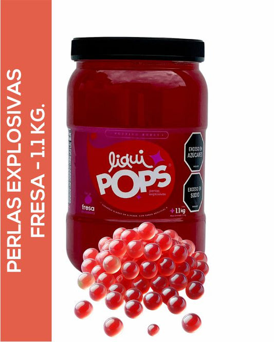 perlas explosivas liquipops sabor fresa