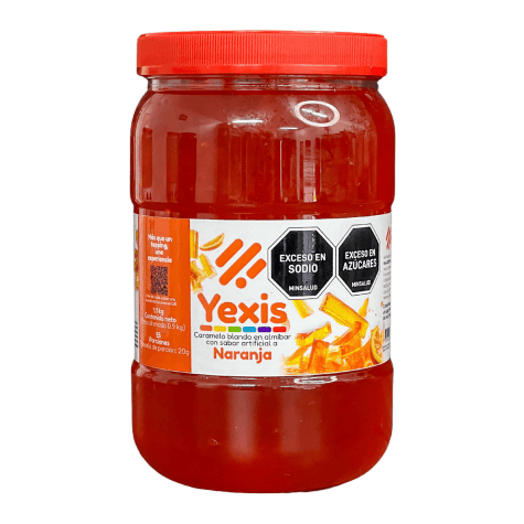 Yexis naranja tarro
